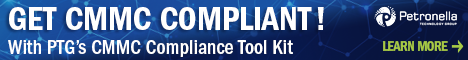 Get CMMC Compliant With PTG's CMMC Compliance Tool Kit - Learn More